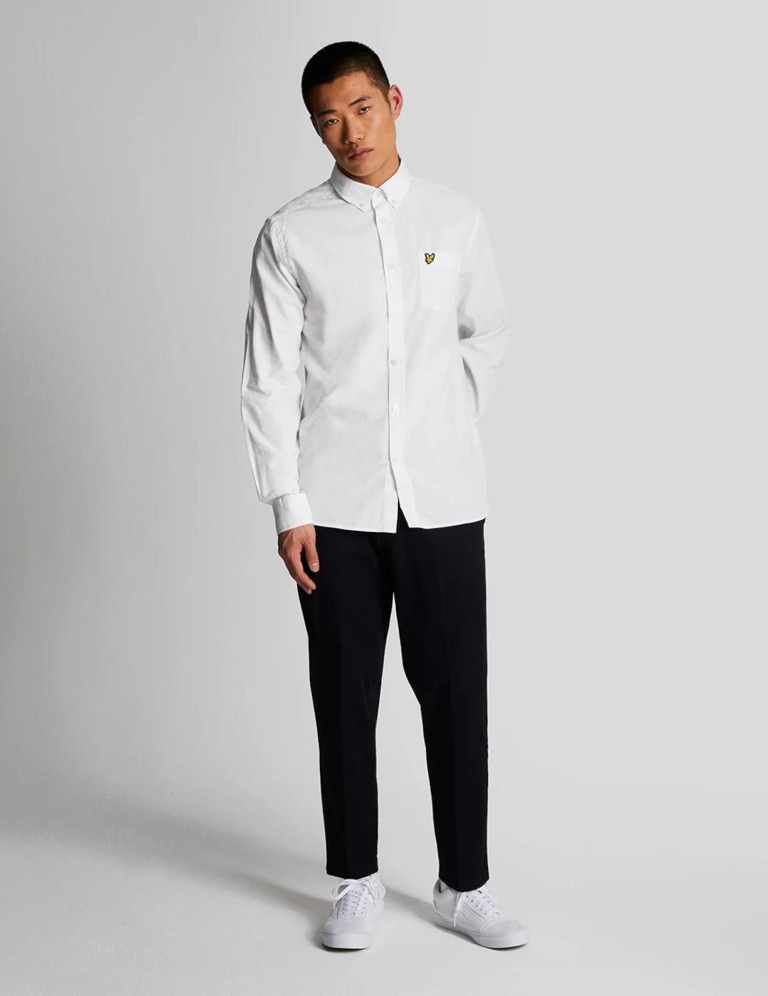 CAMISA LYLE&SCOTT LINO BLANCA