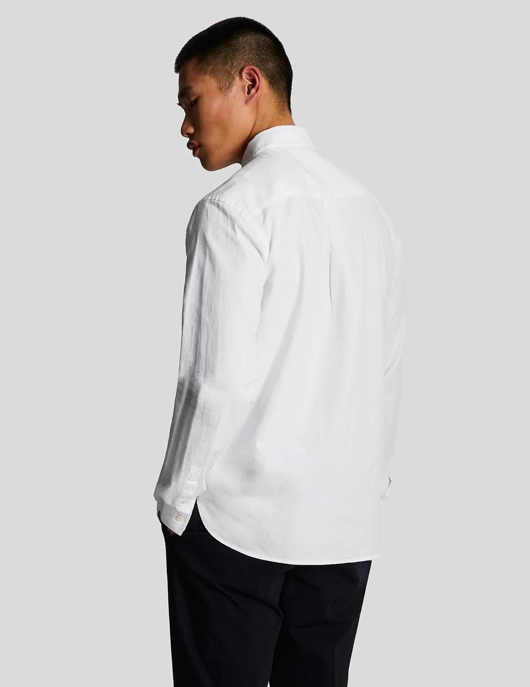 CAMISA LYLE&SCOTT LINO BLANCA
