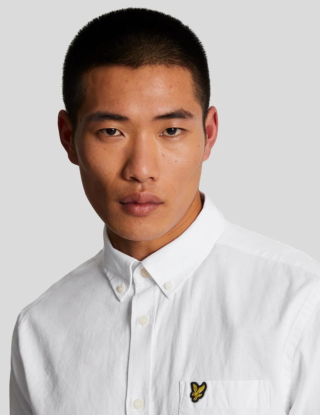 CAMISA LYLE&SCOTT LINO BLANCA
