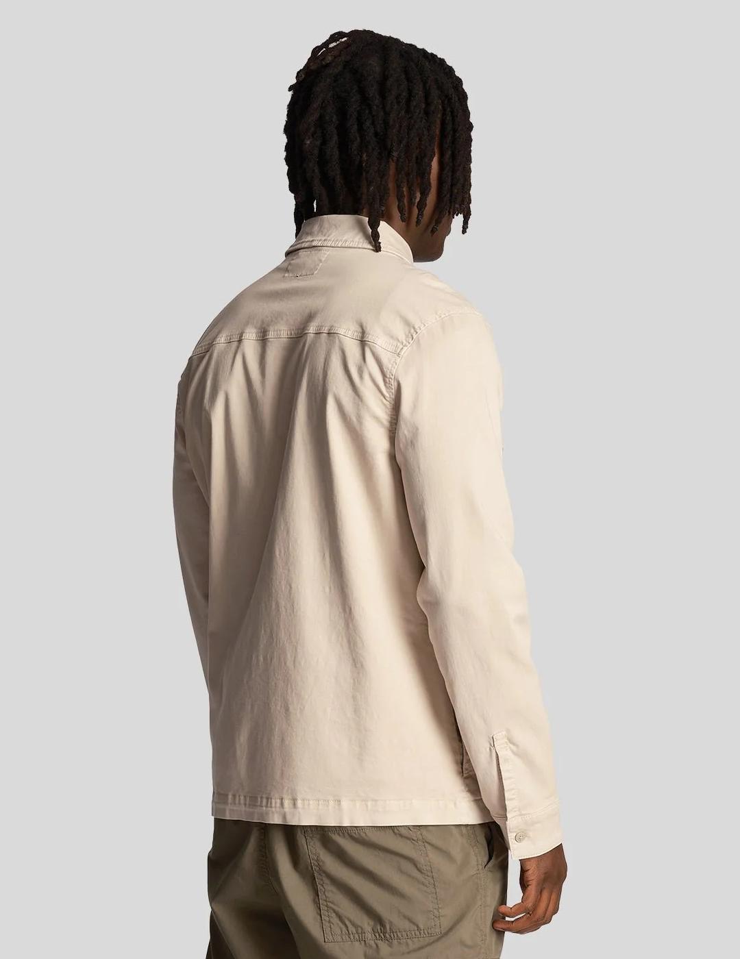 CAMISA LYLE&SCOTT BEIGE GARMENT DYED