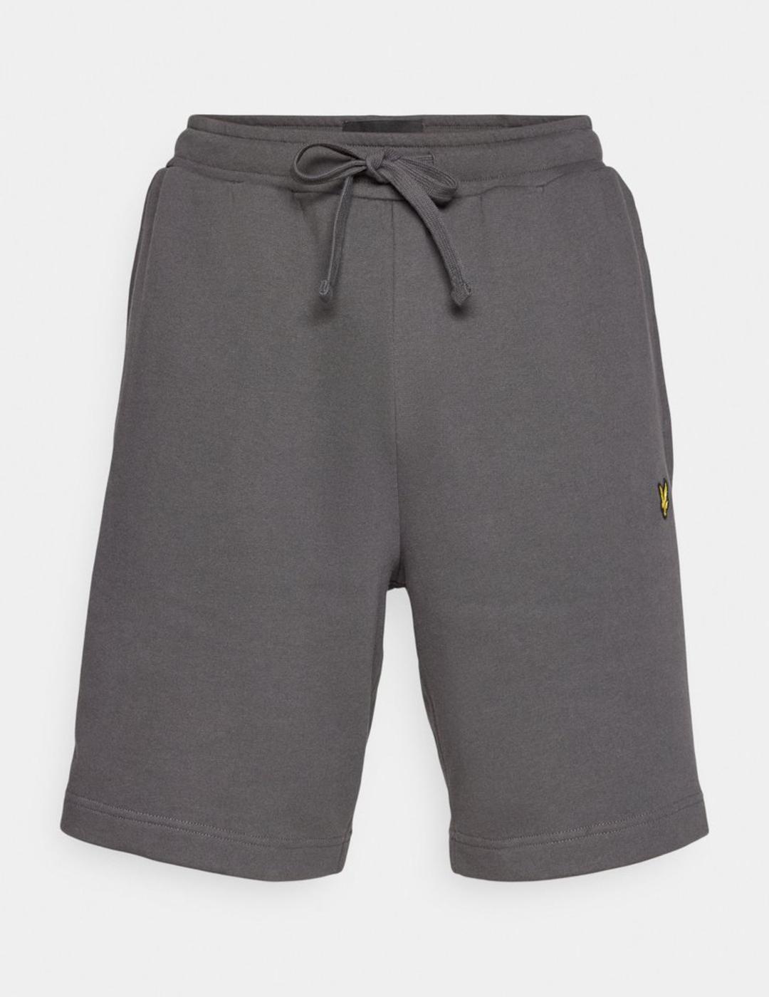  LYLE&SCOTT SHORT GUNMETAL SWEAT