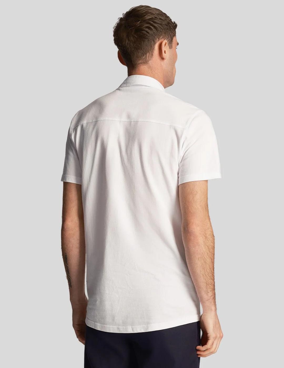 CAMISA LYLE&SCOTT MANGA CORTA BLANCA