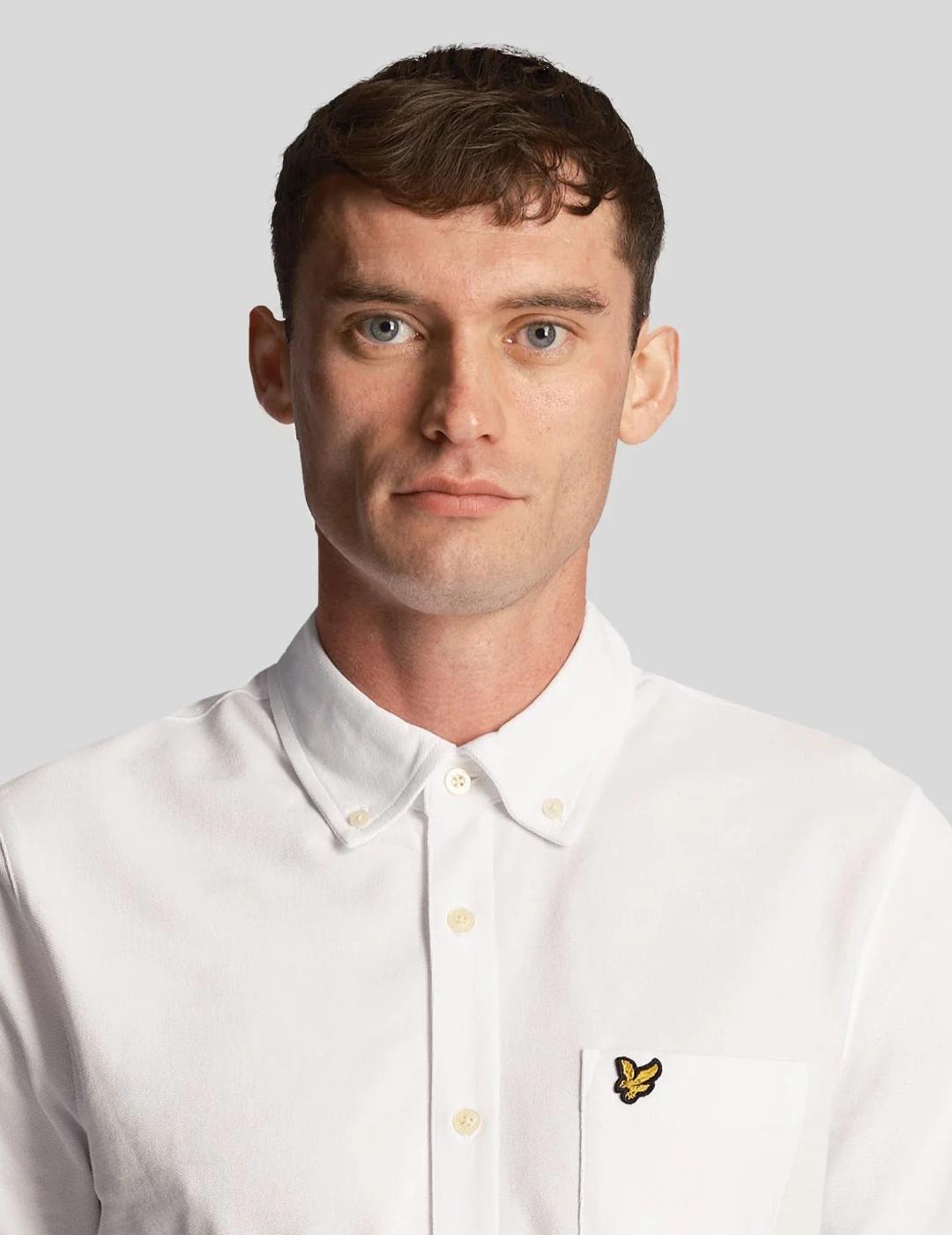 CAMISA LYLE&SCOTT MANGA CORTA BLANCA