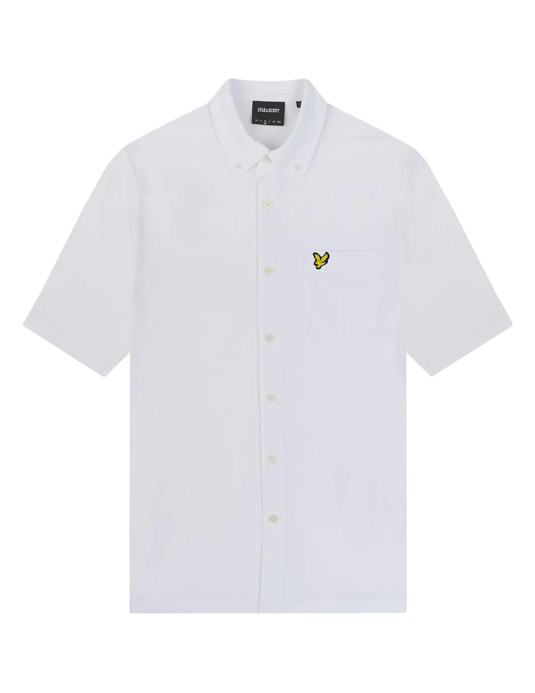 CAMISA LYLE&SCOTT MANGA CORTA BLANCA