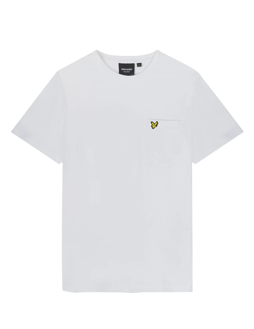 CAMISETA LYLE&SCOTT POCKET BLANCA