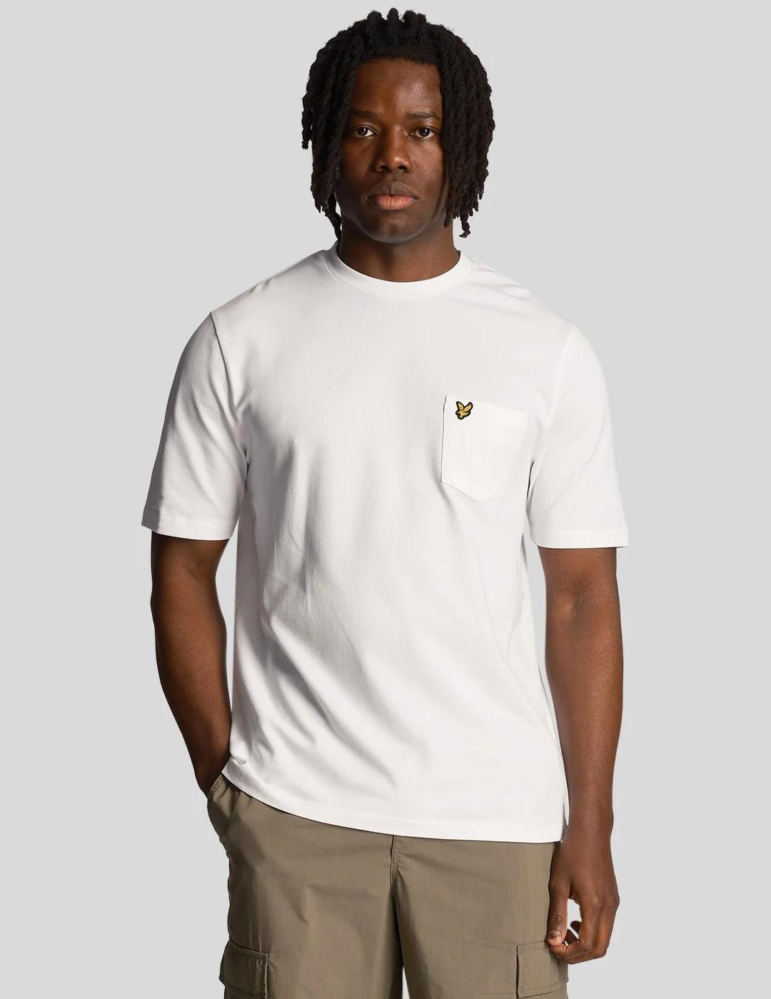 CAMISETA LYLE&SCOTT POCKET BLANCA