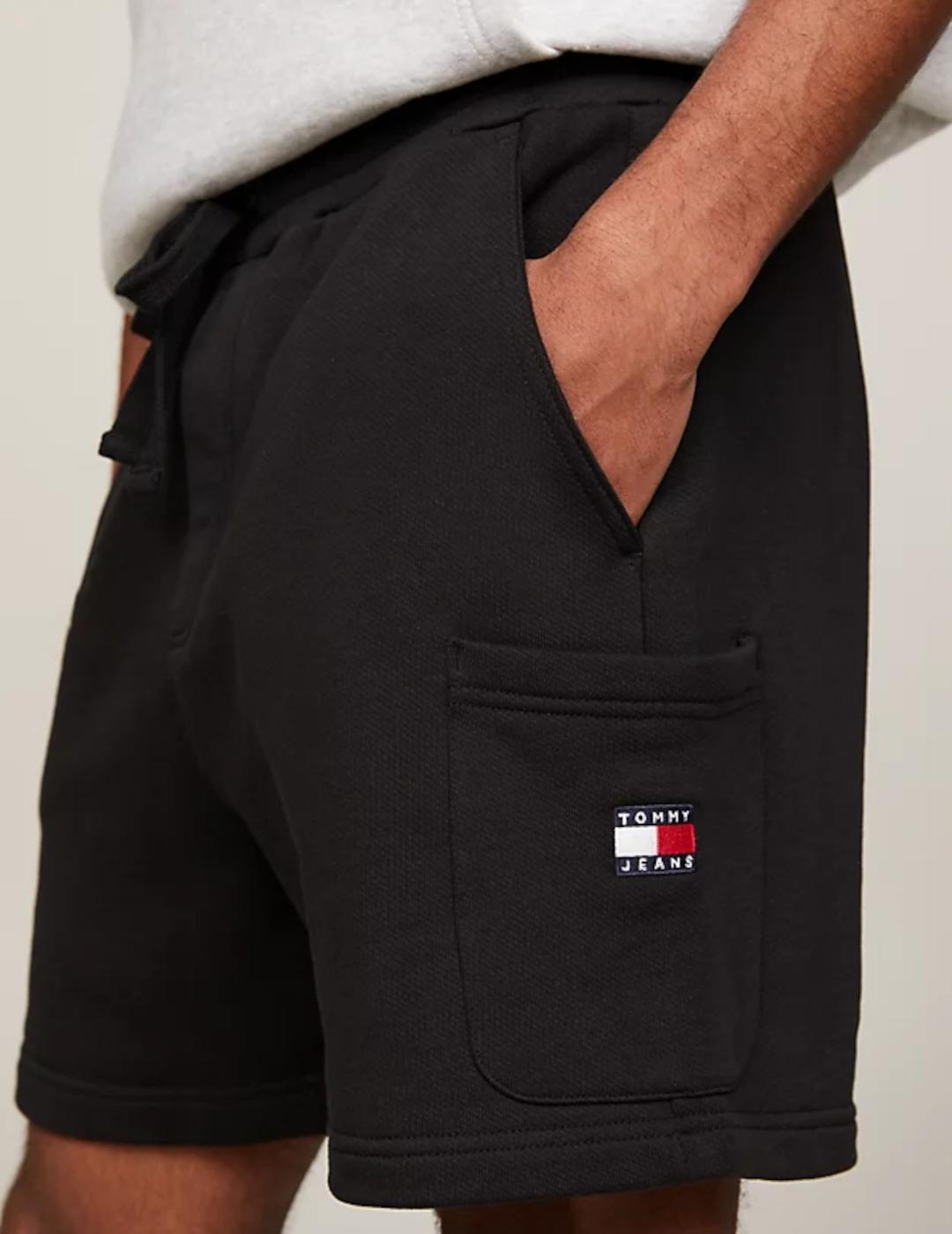 TOMMY SHORTS CARGO NEGRO