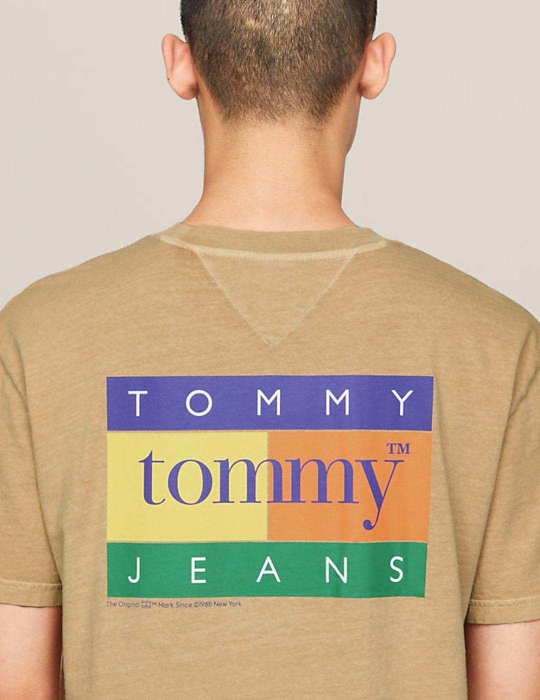 TOMMY CAMISETA CAMEL OVERSIZE LOGO