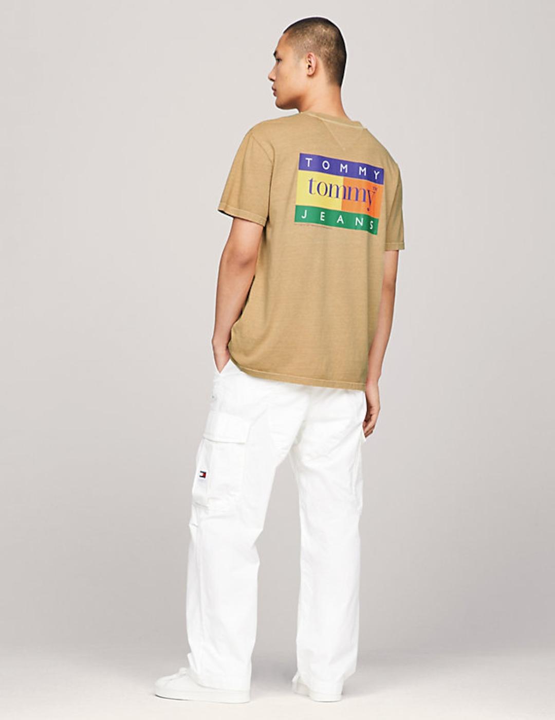 TOMMY CAMISETA CAMEL OVERSIZE LOGO