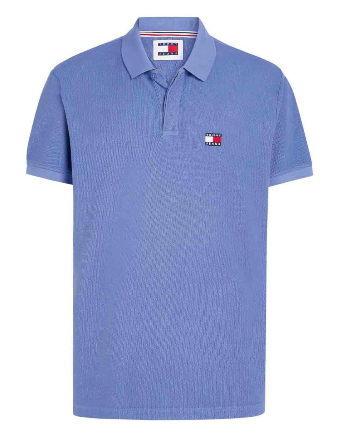 TOMMY POLO AZUL PIQUÉ