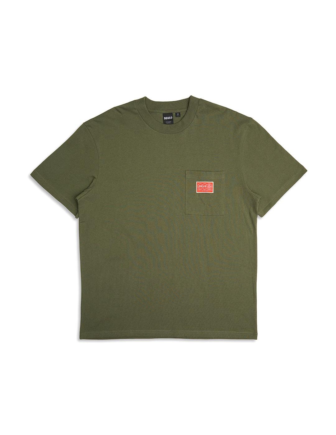 DEUS CAMISETA VENTURE POCKET VERDE