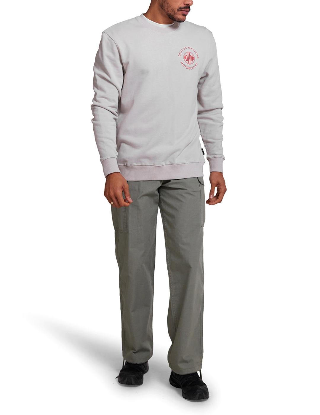 DEUS SUDADERA TENOR DIRTY WHITE