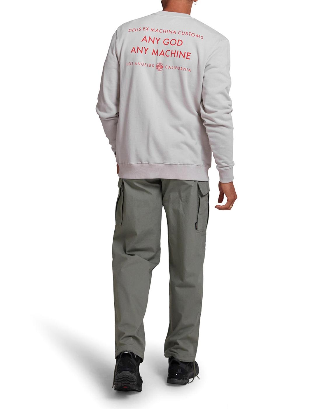 DEUS SUDADERA TENOR DIRTY WHITE