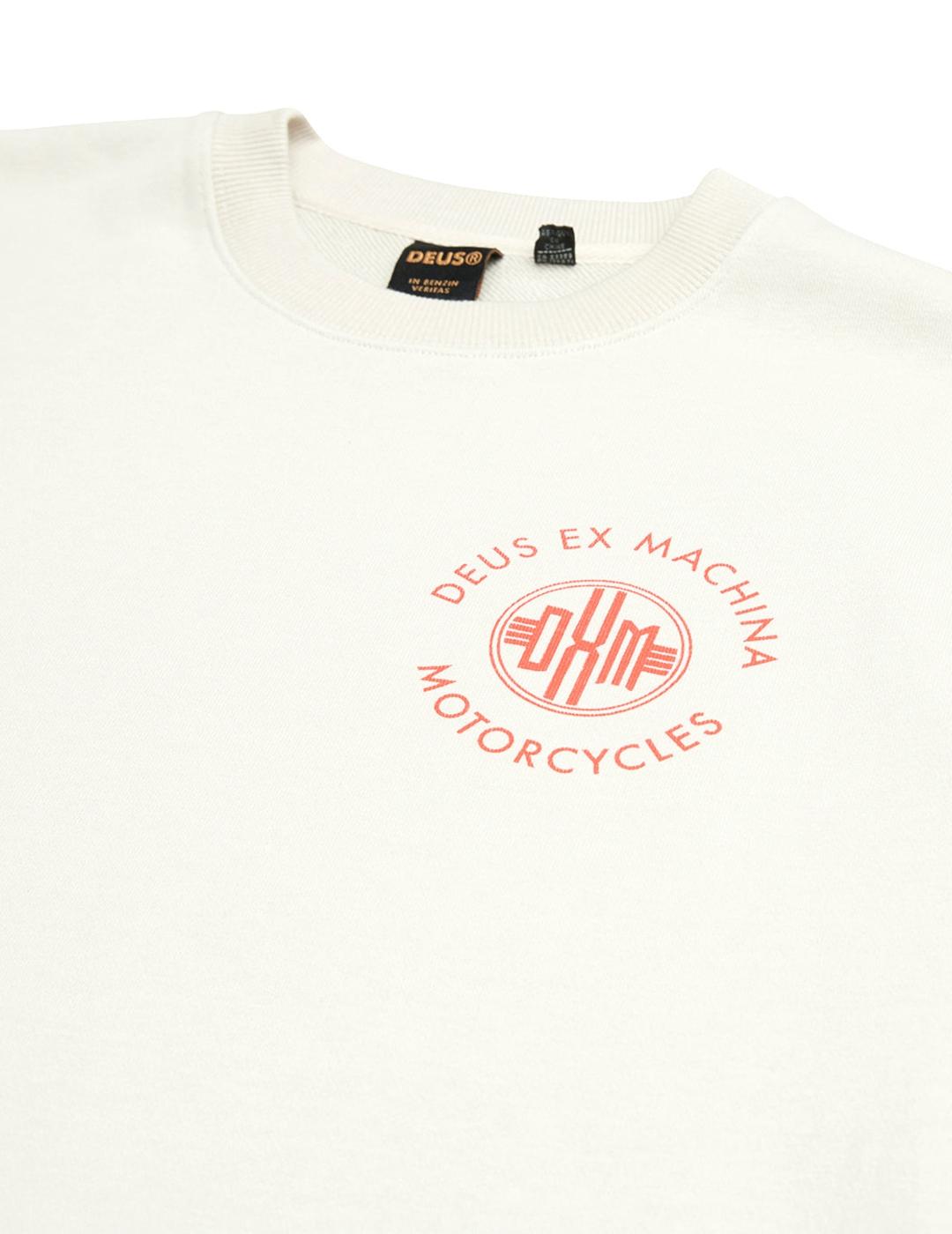 DEUS SUDADERA TENOR DIRTY WHITE