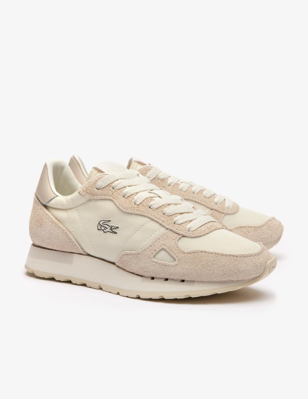 LACOSTE ZAPATILLA BEIGE PARTNER 70S CONTRASTE