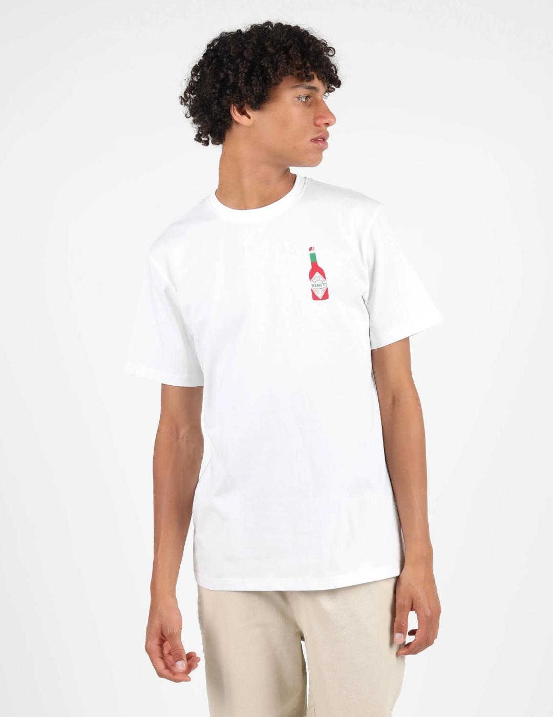Camisetas blancas WEMOTO para hombre.