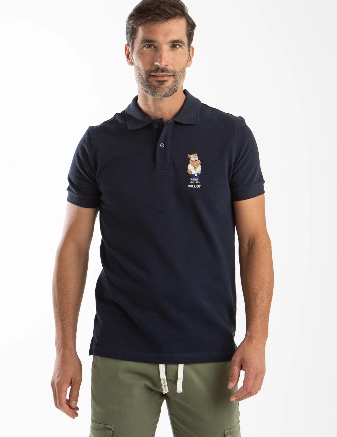 WILLIOT POLO MARINO