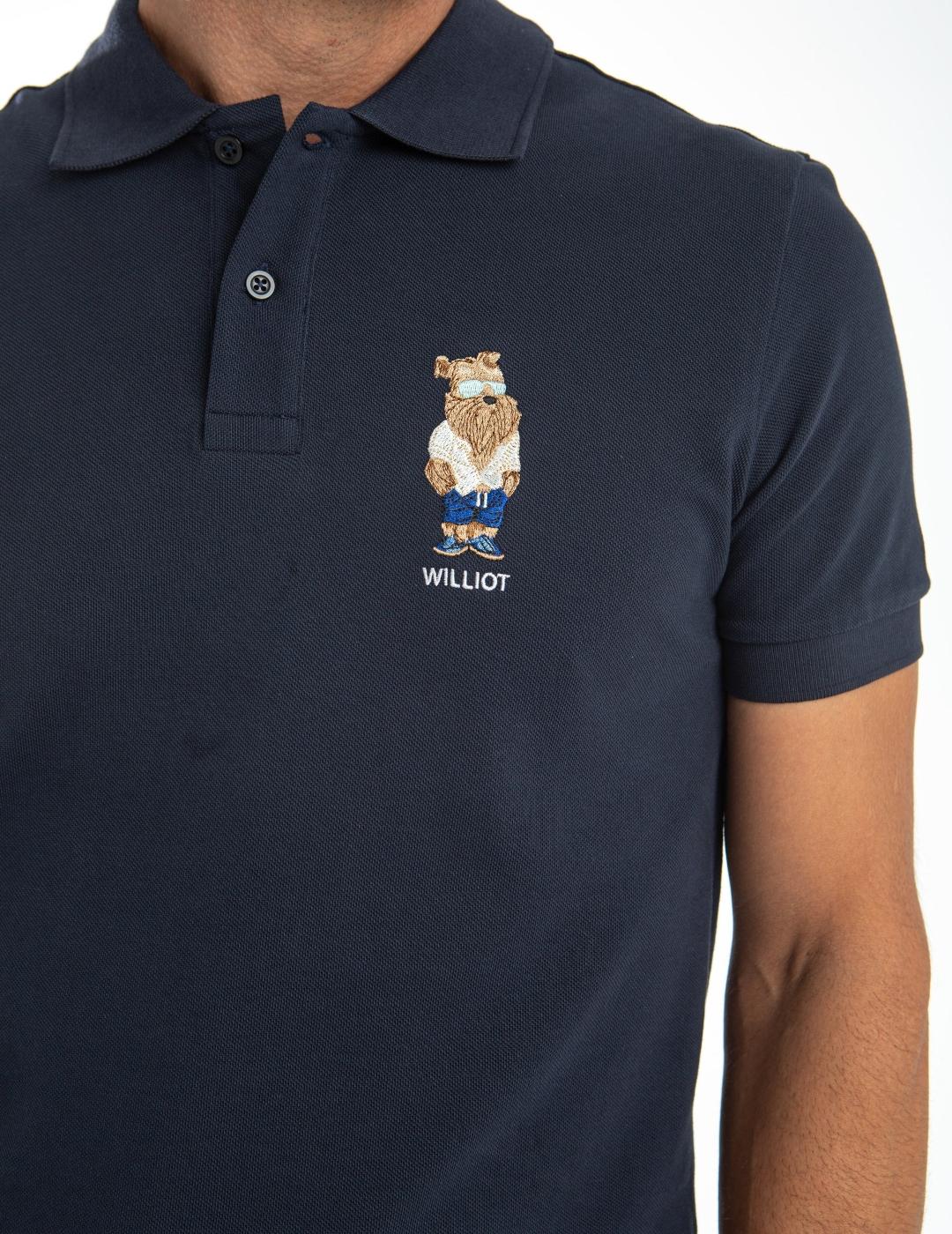 WILLIOT POLO MARINO