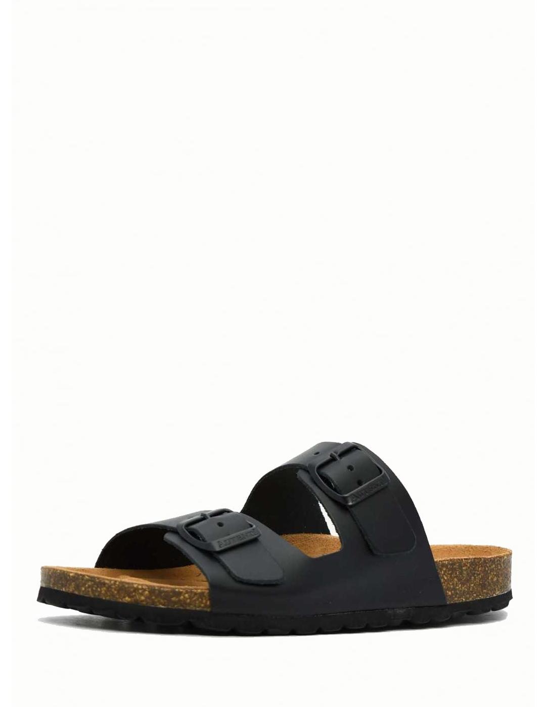 AUTENTI SANDALIA NEGRA DOBLE CINTA SPRINTER