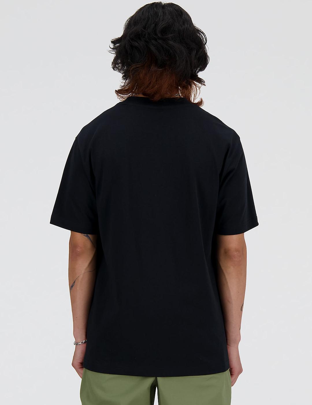 NEW BALANCE CAMISETA ATHLETICS NEGRA