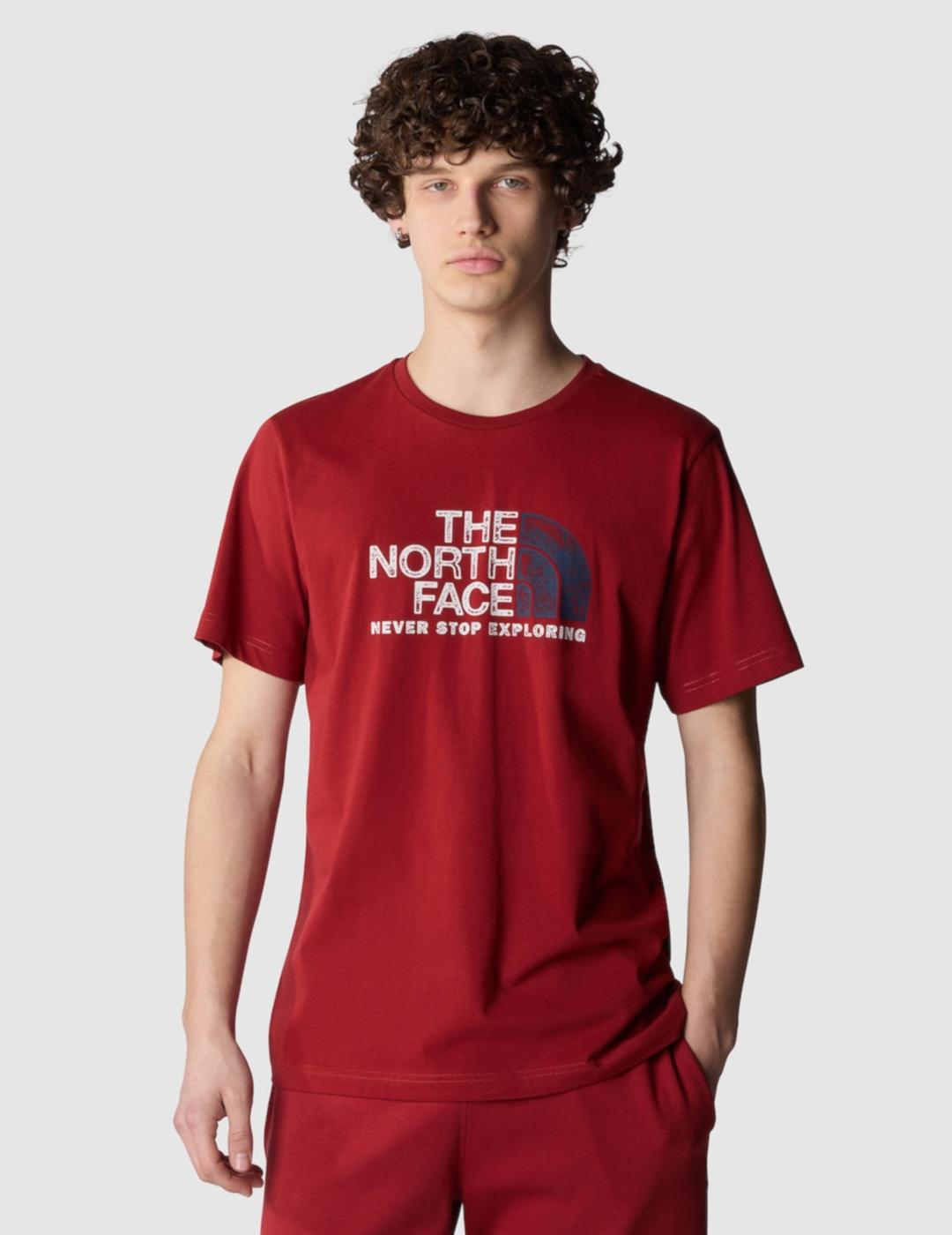 NORTH FACE CAMISETA RUST 2 ROJO