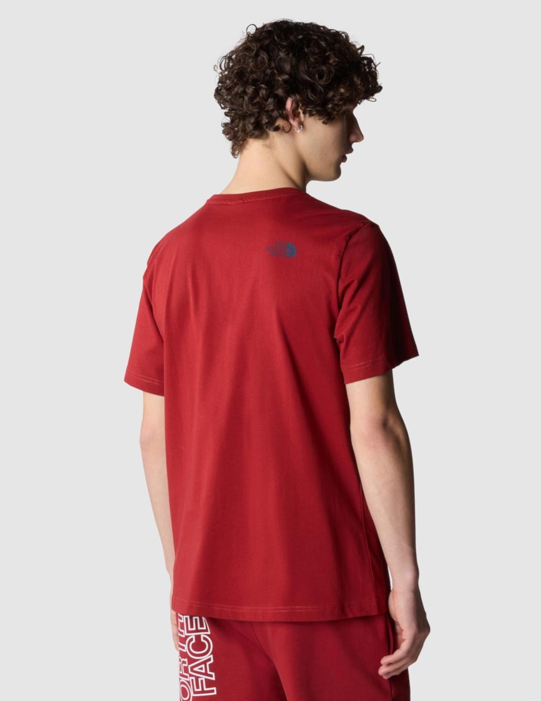 NORTH FACE CAMISETA RUST 2 ROJO