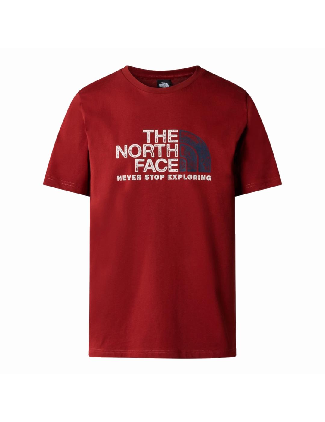NORTH FACE CAMISETA RUST 2 ROJO