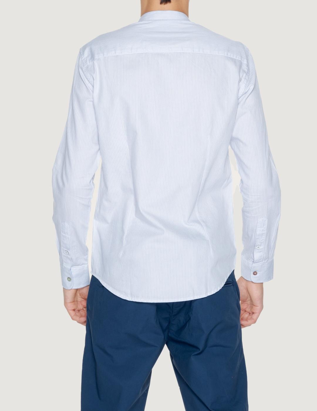 GIANNI LUPO CAMISA RAYAS AZUL