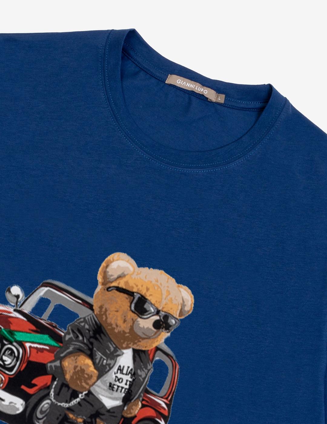 GIANNI LUPO CAMISETA AZUL