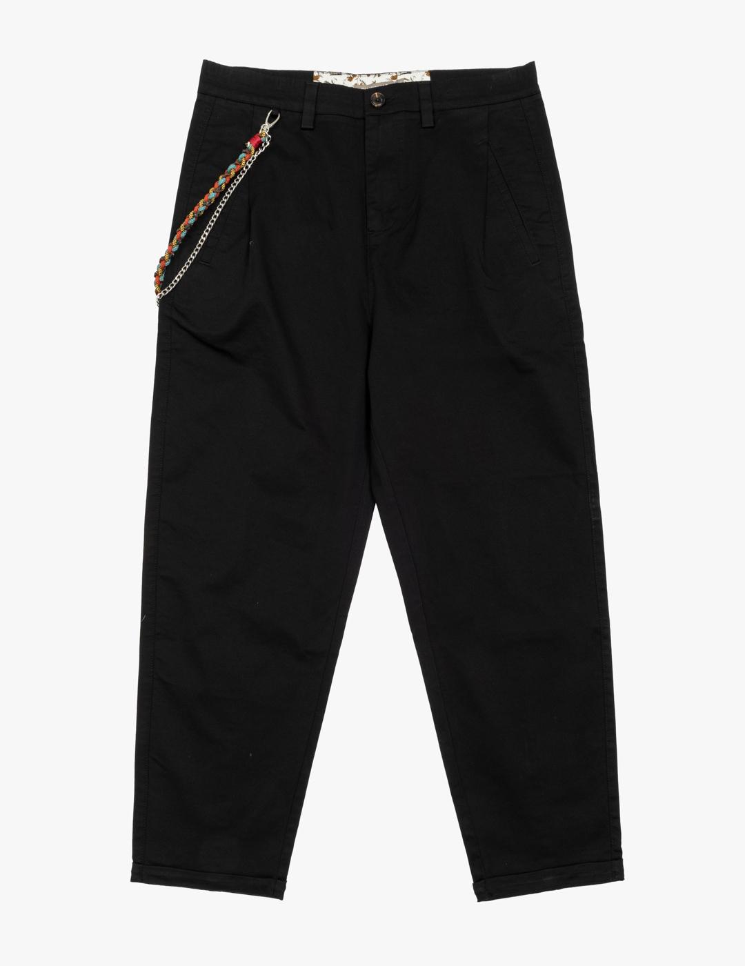 GIANNI LUPO PANTALÓN NEGRO CROPPED