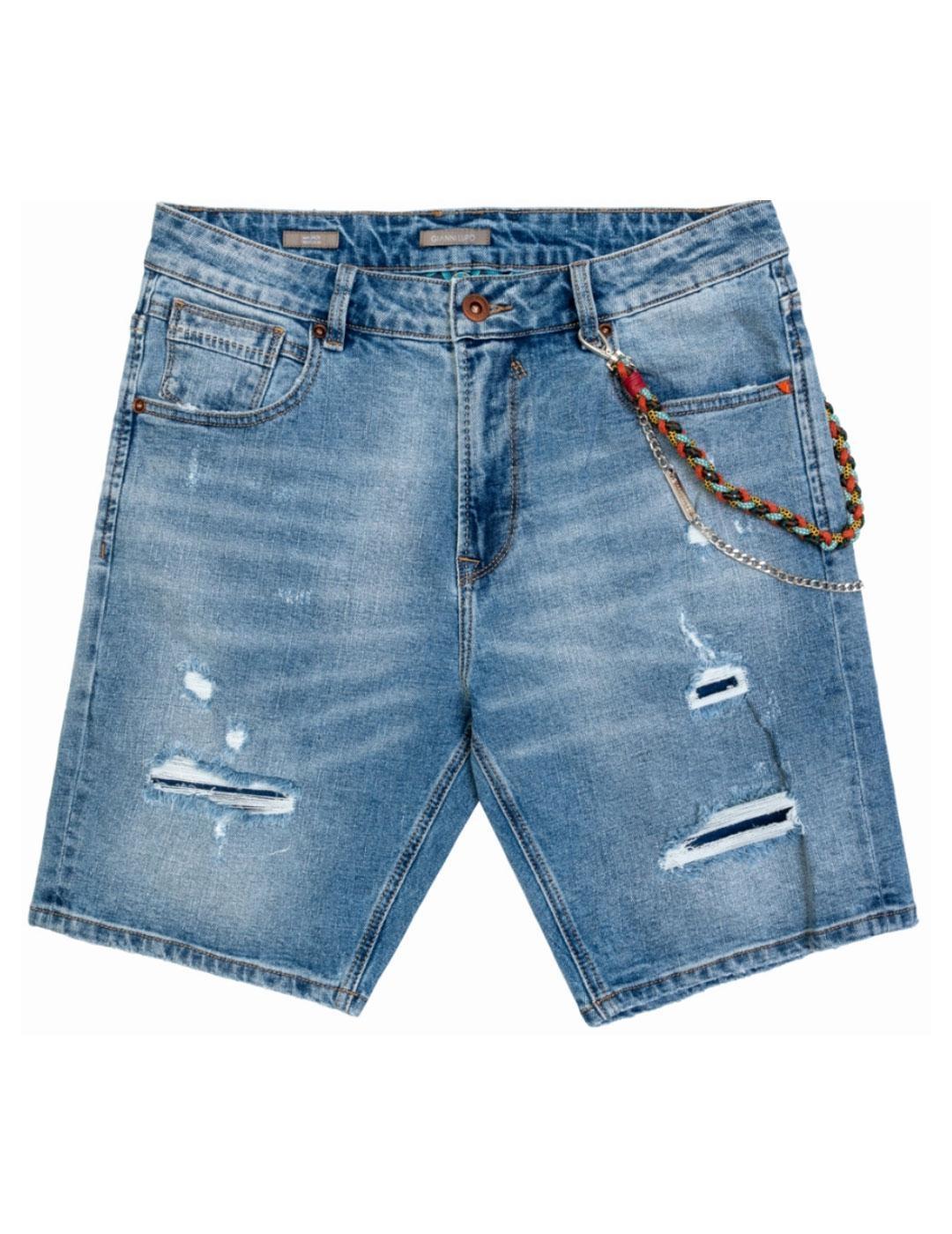GIANNI LUPO SHORTS DENIM