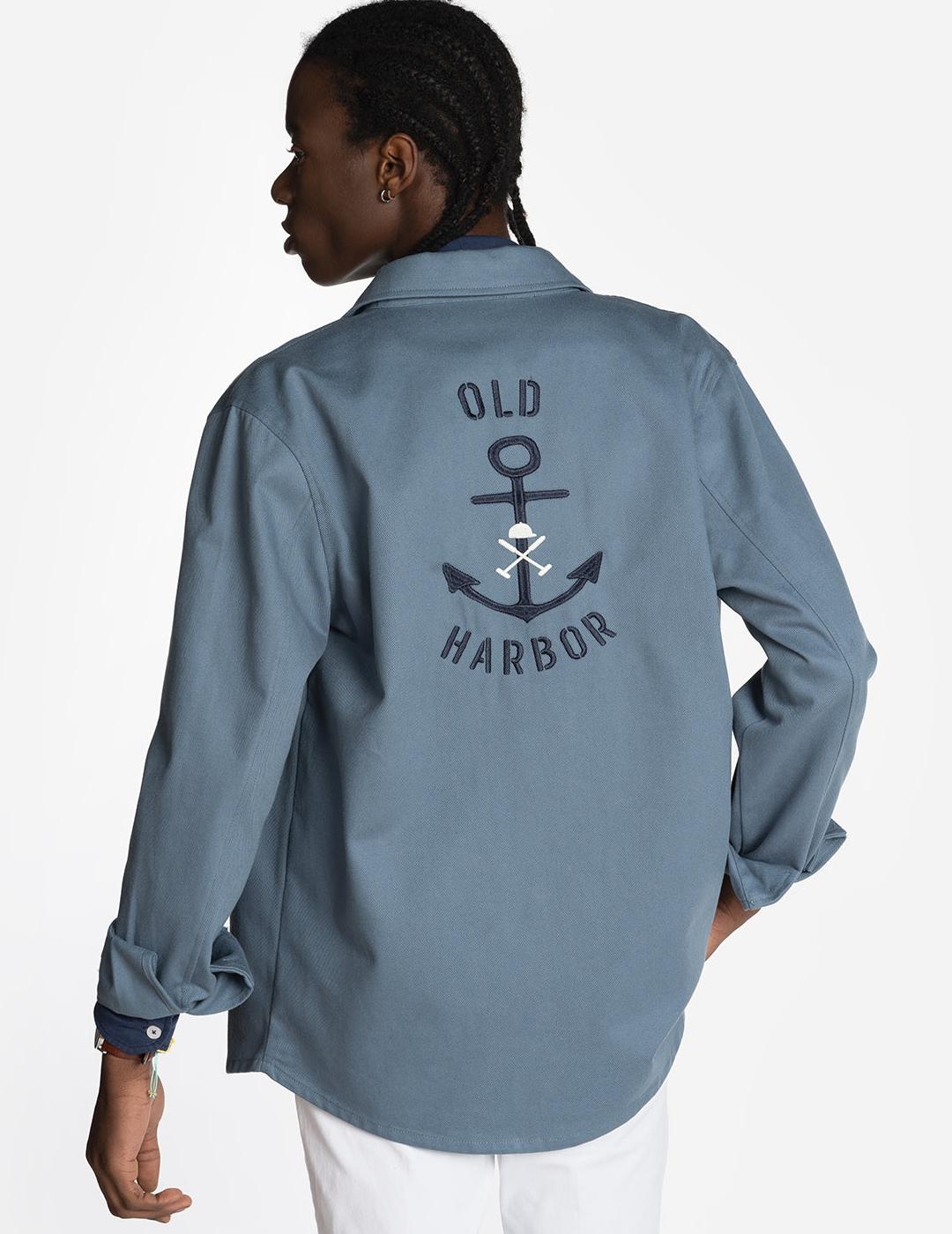 HARPER SOBRECAMISA HARBOR GRIS ANTRACITA