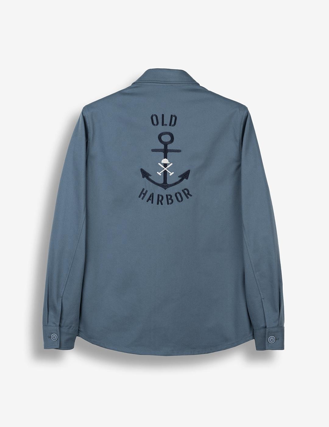 HARPER SOBRECAMISA HARBOR GRIS ANTRACITA