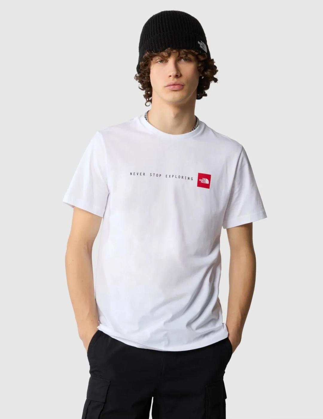 NORTH FACE CAMISETA BLANCA NEVER STOP