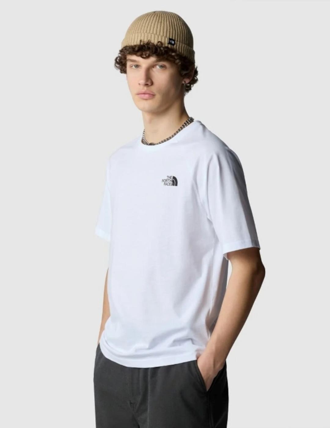NORTH FACE CAMISETA BLANCA RAGLAN
