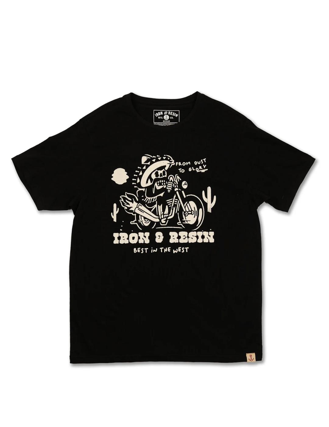 IRON RESIN CAMISETA NEGRA GRINGO