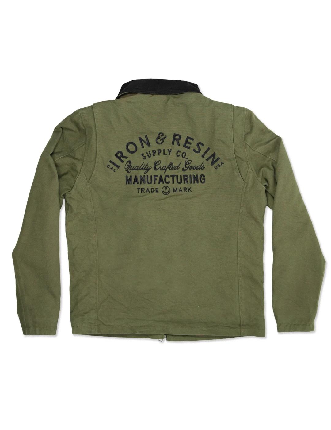 IRON AND RESIN CHAQUETA OLIVA SERVICE