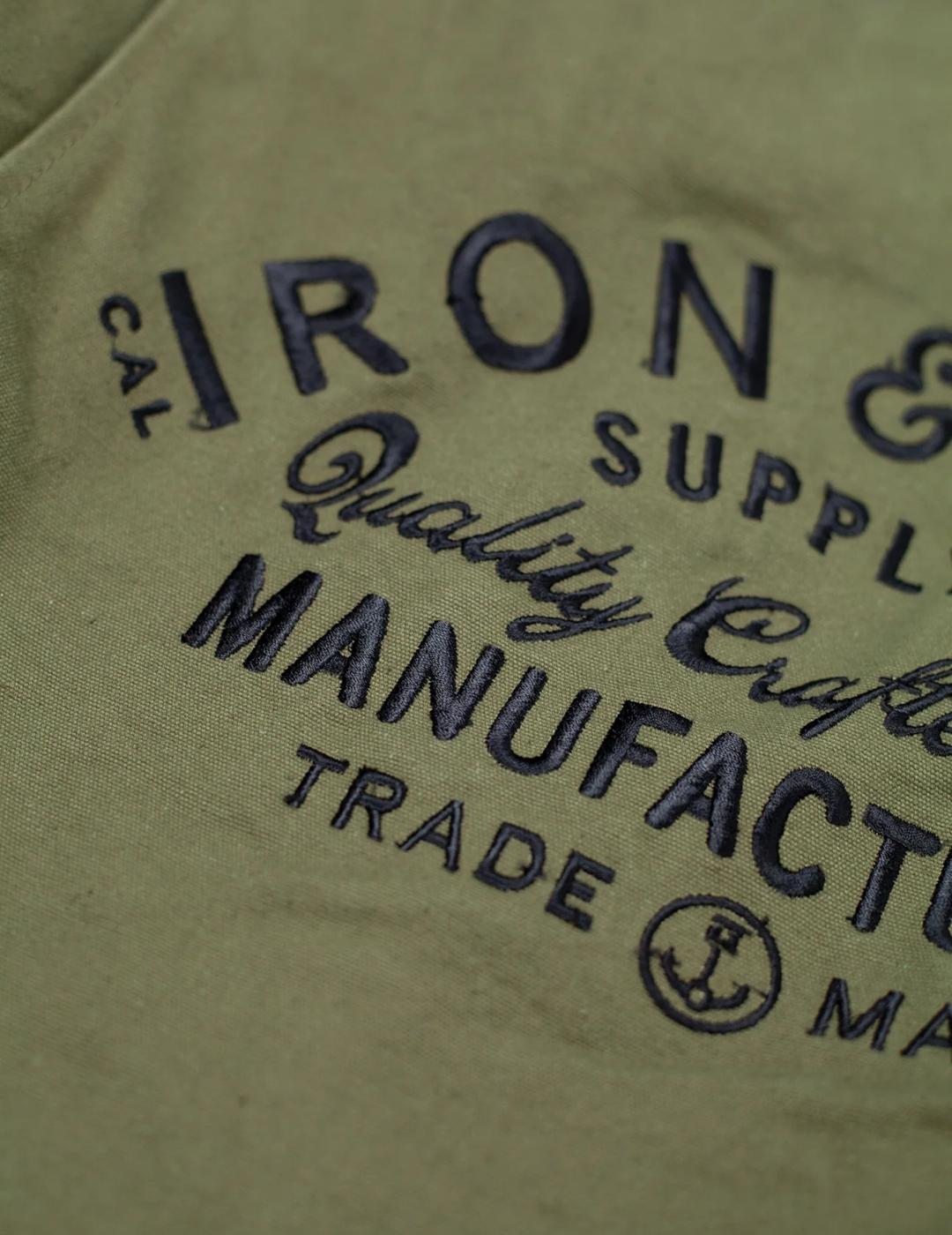 IRON AND RESIN CHAQUETA OLIVA SERVICE