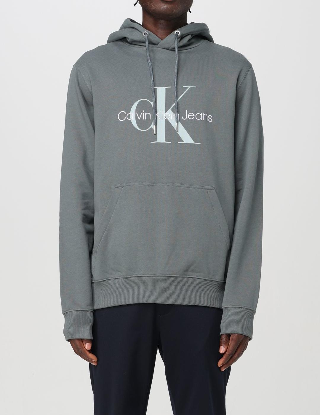 CALVIN KLEIN HOODIE MONOGRAMA GREY ENDLESS