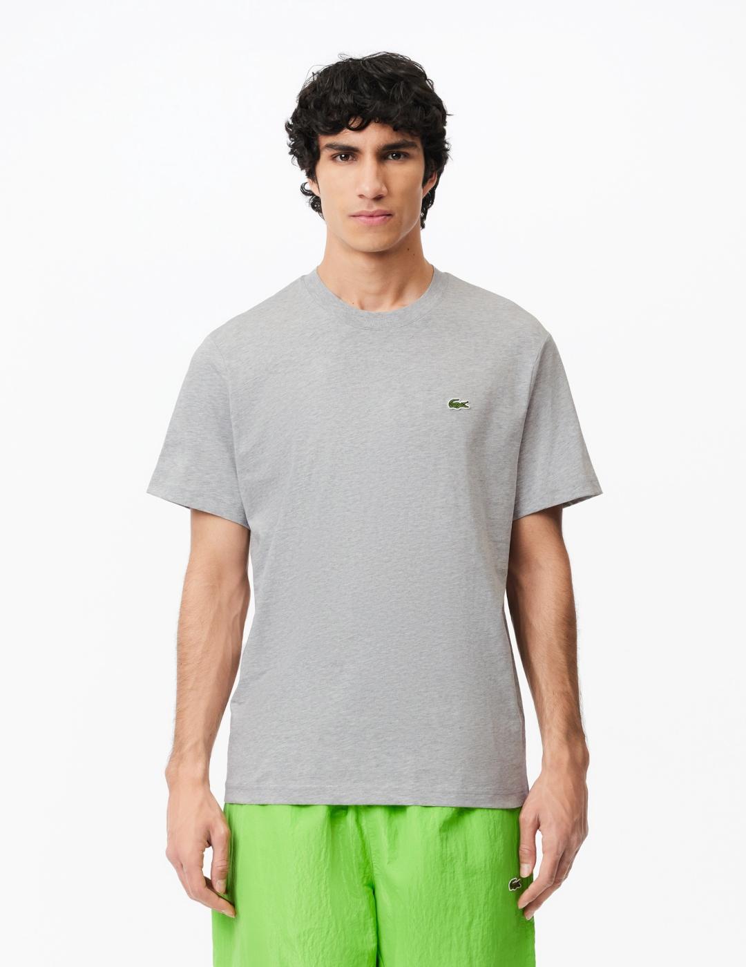 LACOSTE CAMISETA GRIS CLASSIC FIT