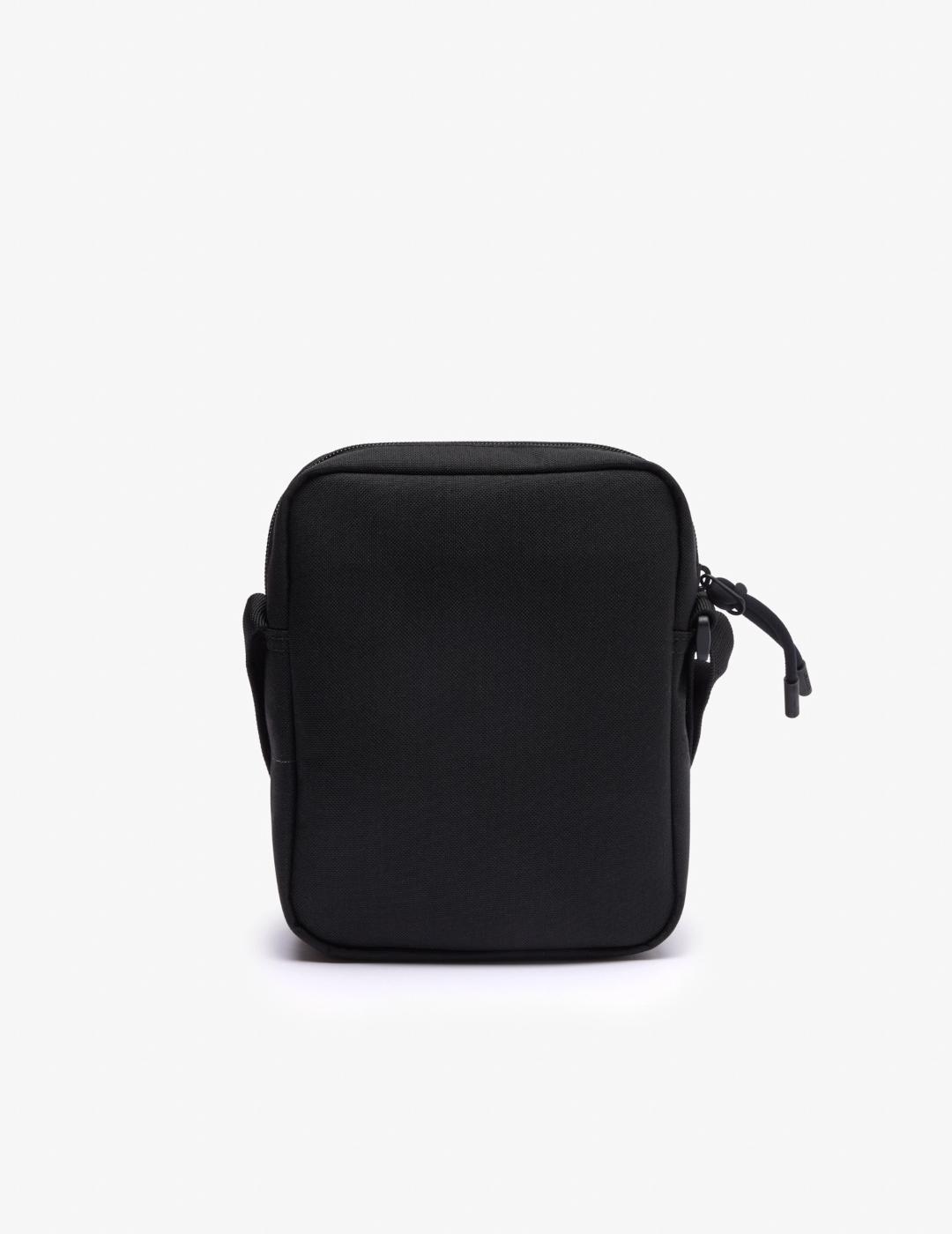 LACOSTE BANDOLERA NEGRA NEOCROC LOGO