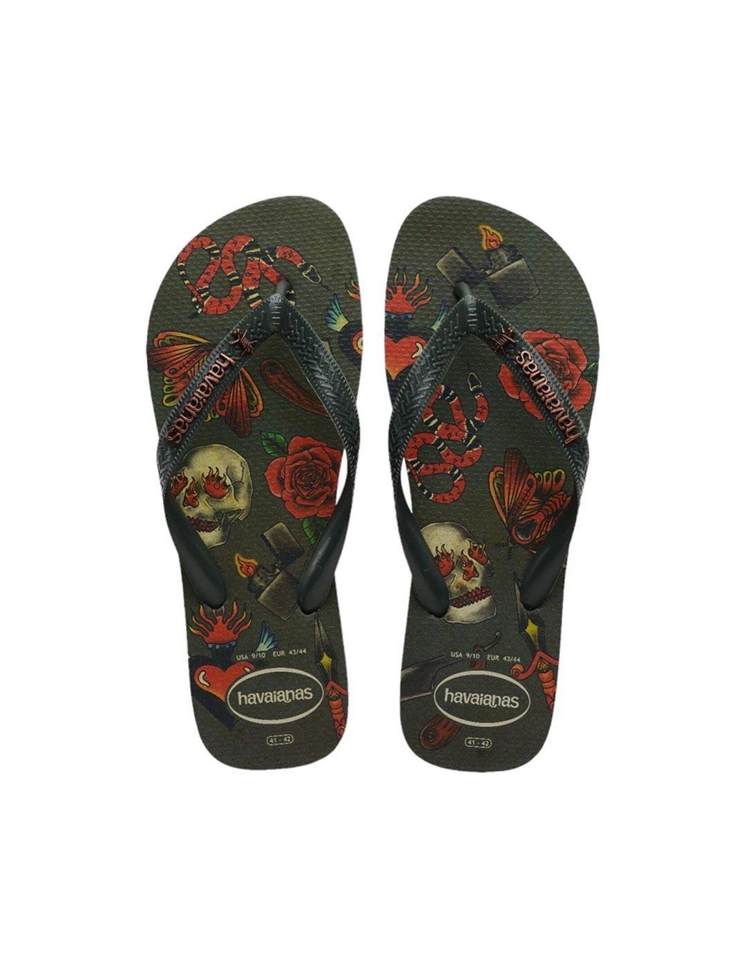 HAV TRIBO OLIVE GREEN ROSES