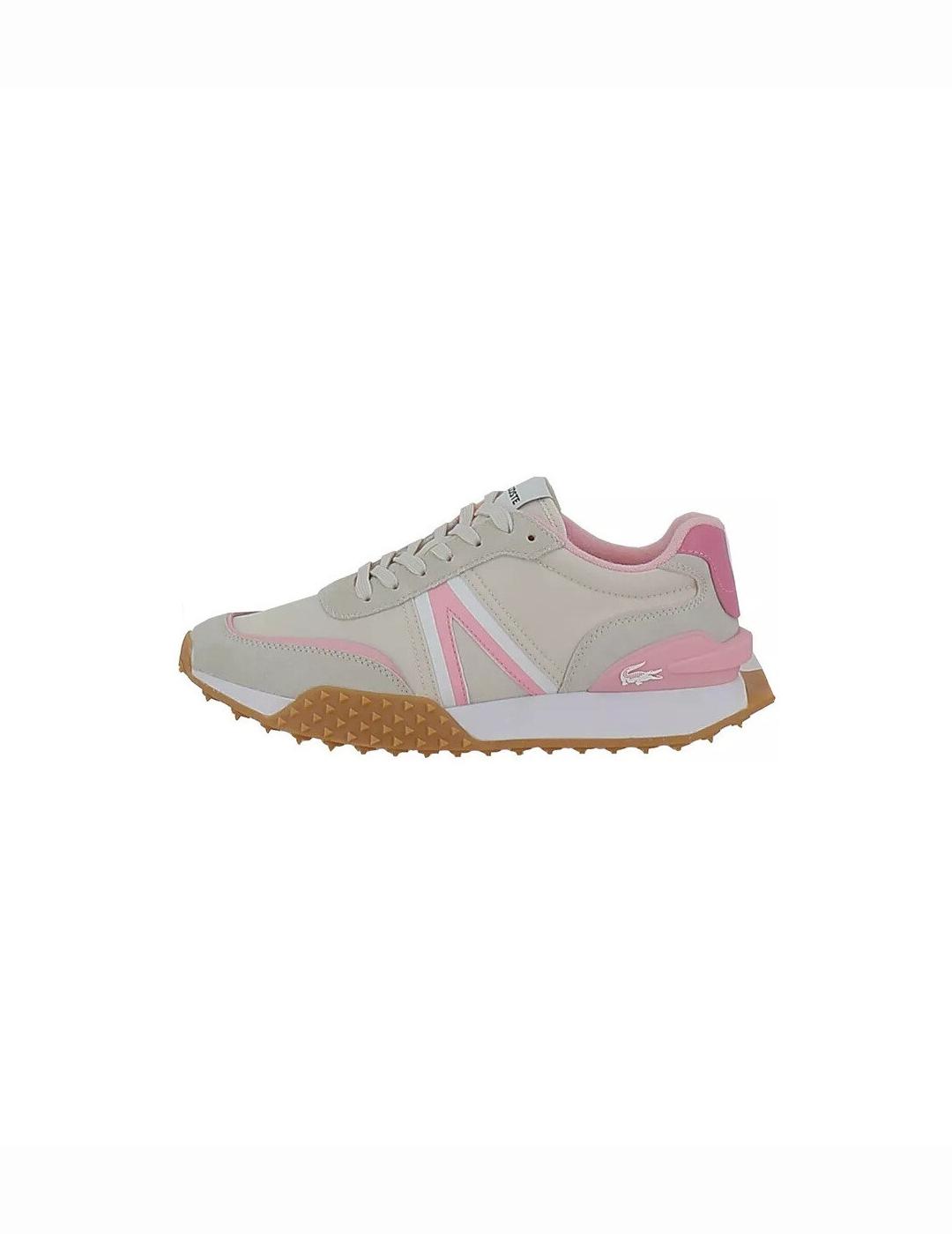 LACOSTE ZAPATILLA SPIN BEIGE ROSA