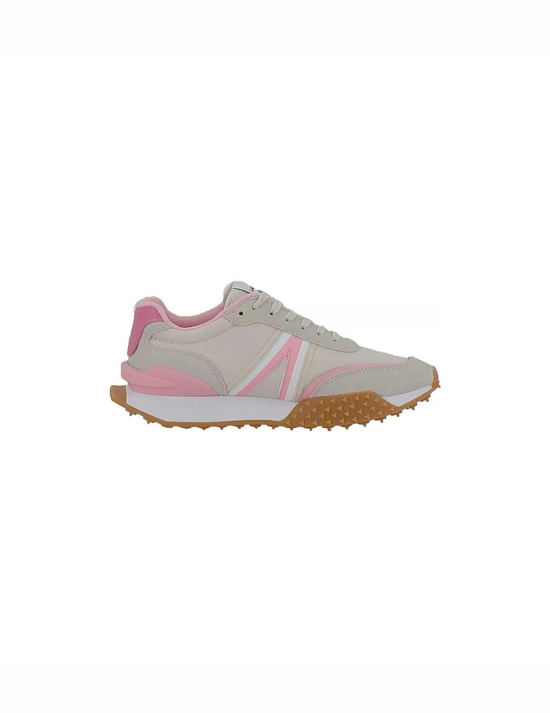 LACOSTE ZAPATILLA SPIN BEIGE ROSA