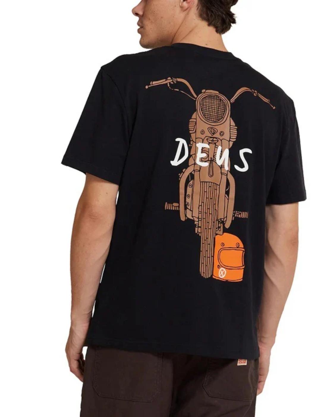 DEUS CAMISETA FRONTAGE BLACK