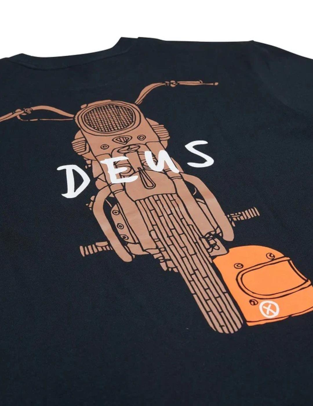 DEUS CAMISETA FRONTAGE BLACK