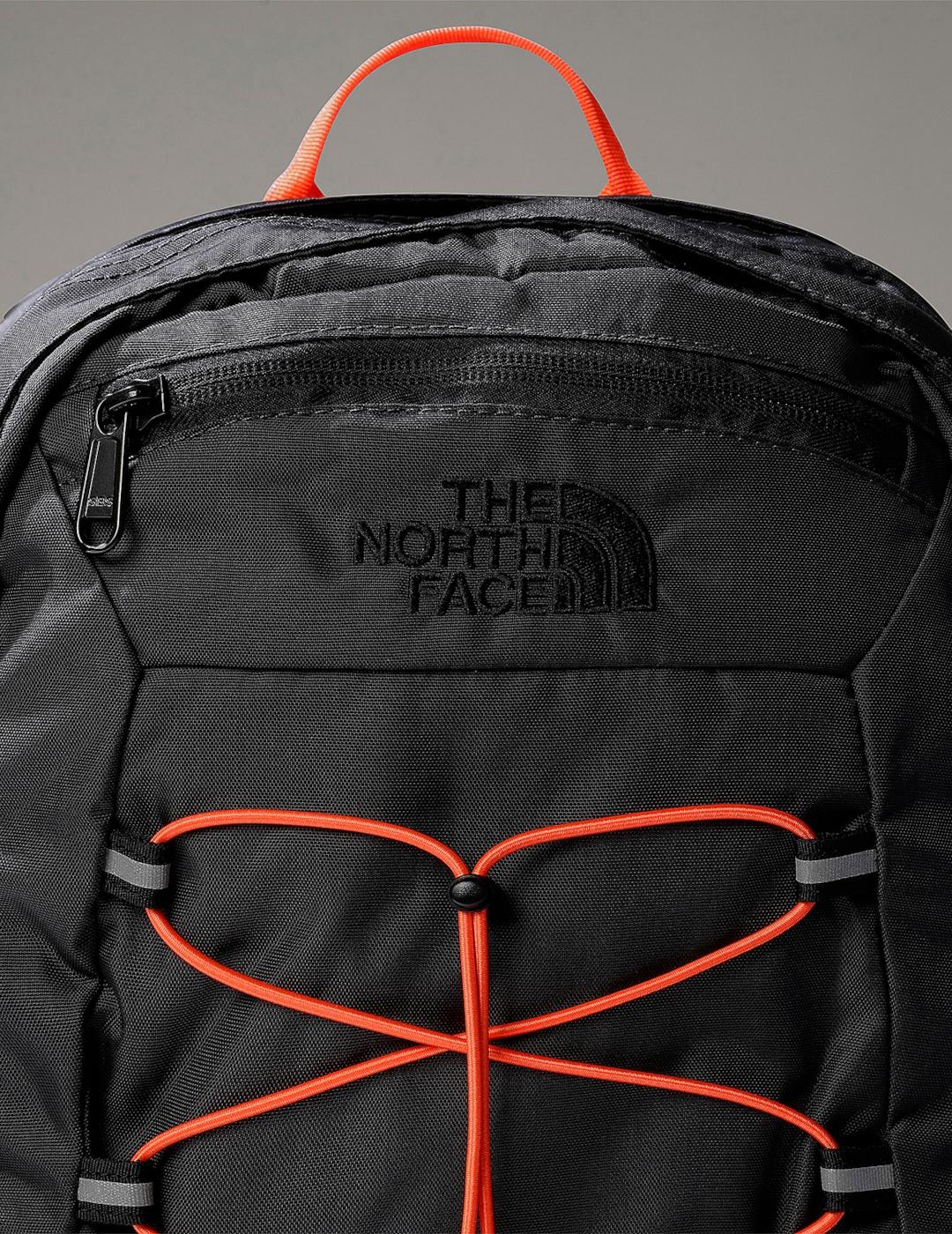 NORTH FACE MOCHILA BOREALIS ASPHALT GREY/ ORANGE