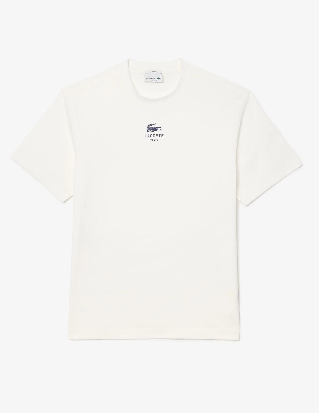 LACOSTE CAMISETA BLANCA LOGO PARIS CF