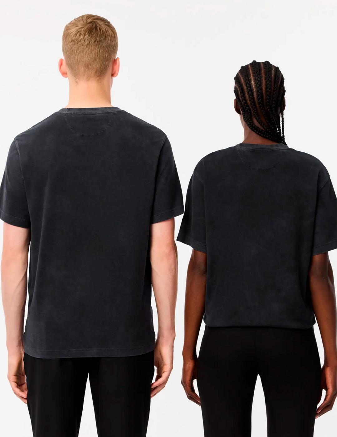 Camisetas LACOSTE negras para hombre.