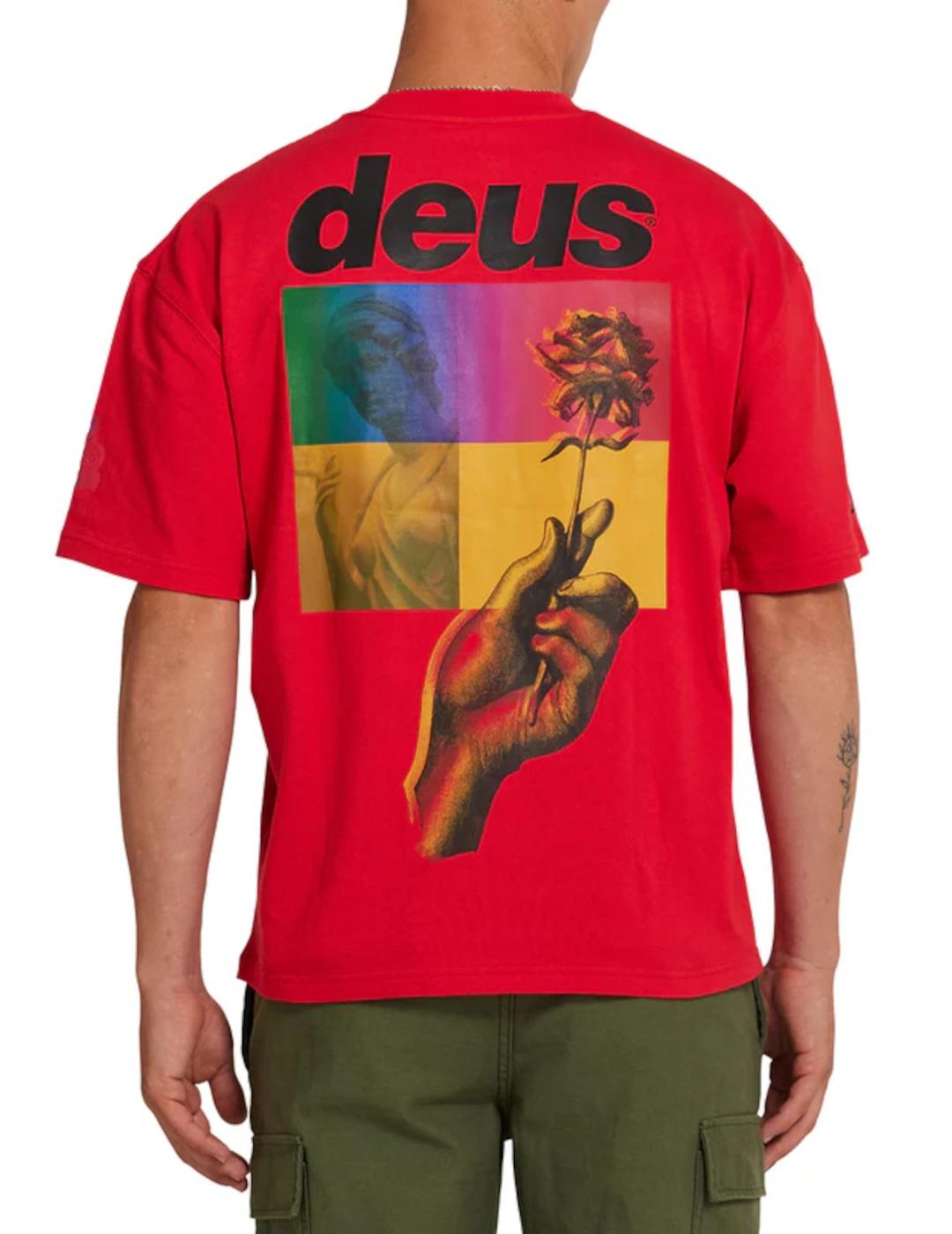 DEUS CAMISETA DIG RED RACE
